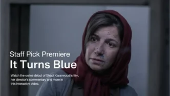It Turns Blue (2023) — Drama Short Film by Shadi Karamroudi Image